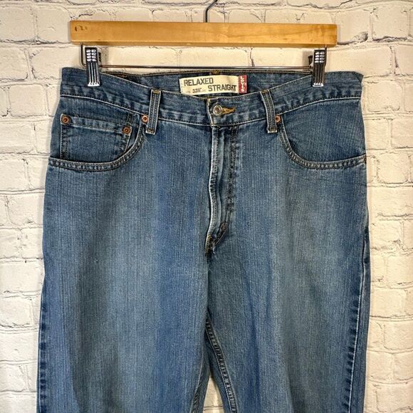 Levi’s 559 Jeans Mens 33 Relaxed Straight Denim sz W33 x L34 Blue - Picture 2 of 12